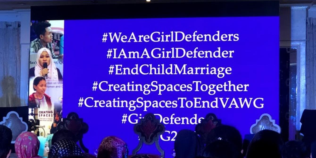 2019 launch of the youth-led alliance of #GirlDefenders during International Day of the Girl. (Photo: Patricia Miranda/Oxfam)